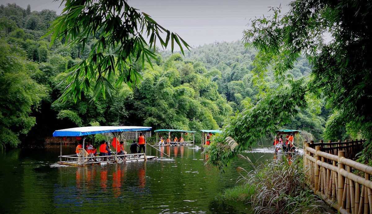 四川乐山市沐川县竹海游--（3）水面风光