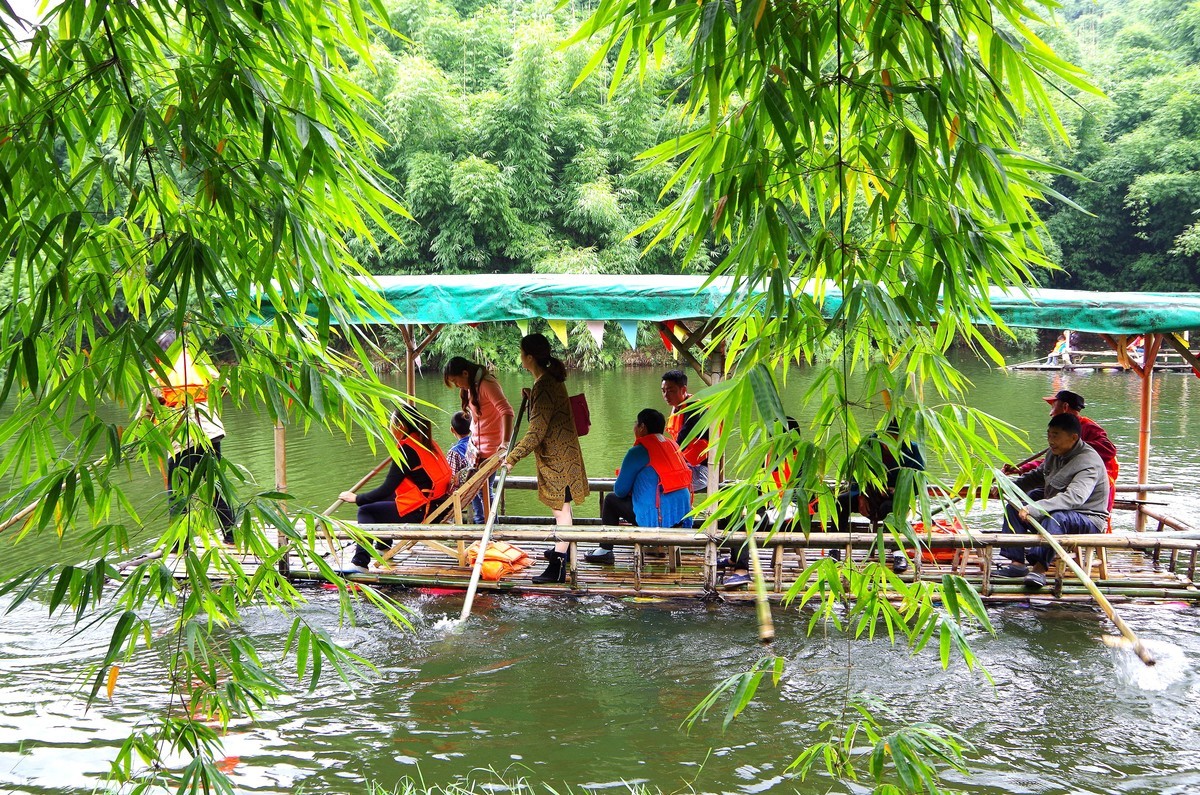 四川乐山市沐川县竹海游--（3）水面风光