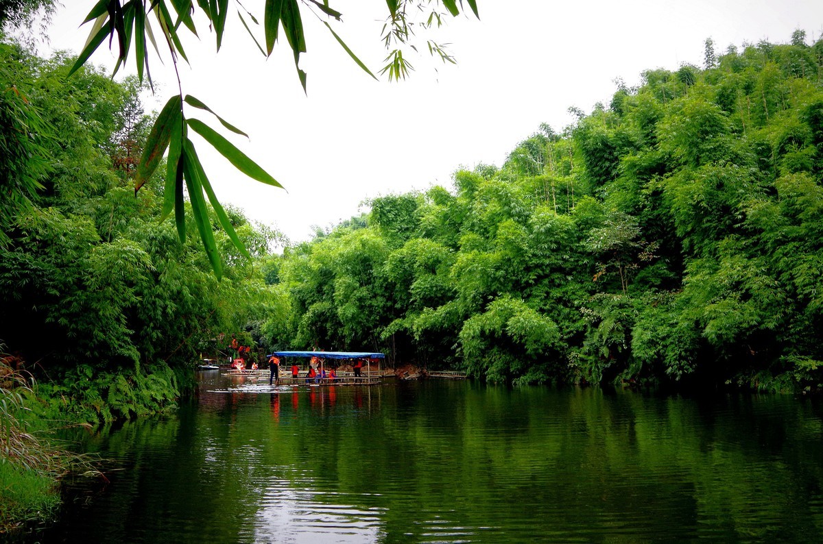 四川乐山市沐川县竹海游--（3）水面风光