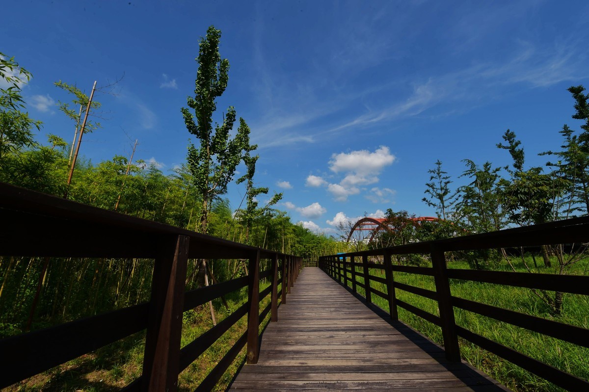 一组原片直出皖南风光宁国滨江公园3