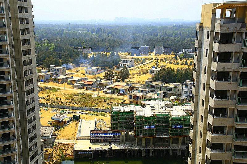 《不老松：忆海南游记》(17)鱼眼镜下的长島蓝湾二期工程！