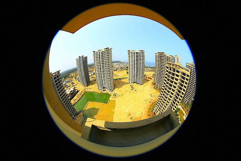 《不老松：忆海南游记》(17)鱼眼镜下的长島蓝湾二期工程！