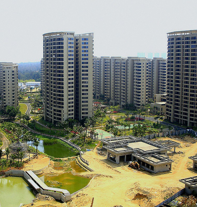 《不老松：忆海南游记》(17)鱼眼镜下的长島蓝湾二期工程！