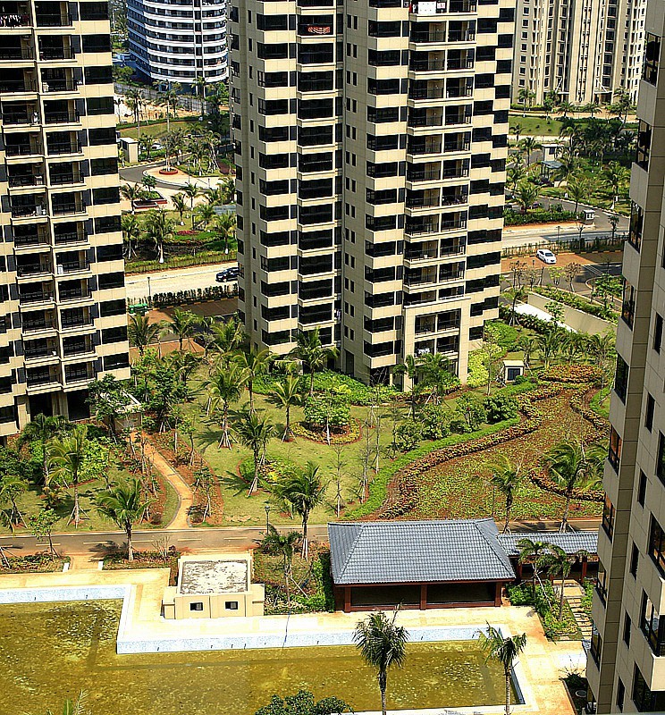 《不老松：忆海南游记》(17)鱼眼镜下的长島蓝湾二期工程！