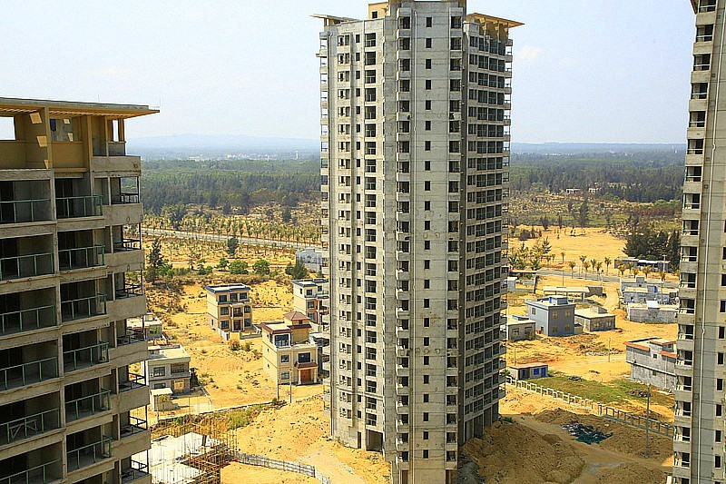 《不老松：忆海南游记》(17)鱼眼镜下的长島蓝湾二期工程！