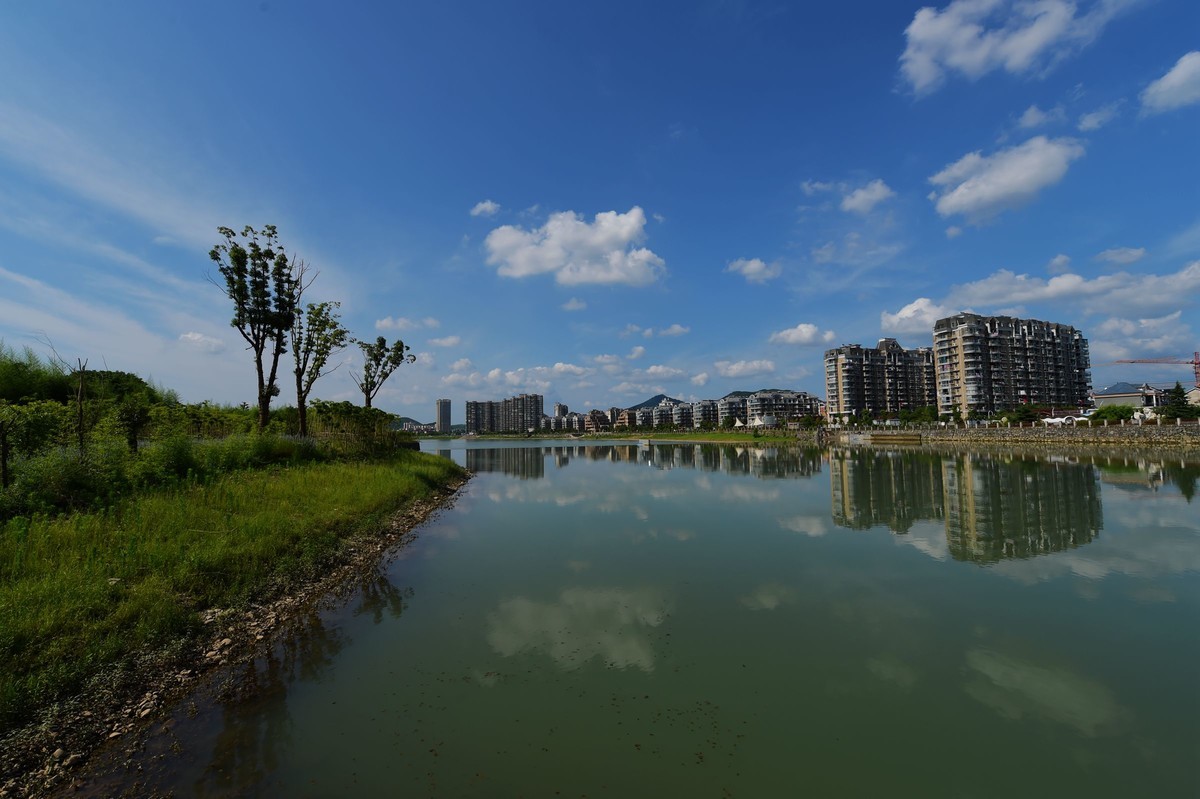 一组原片直出皖南风光宁国滨江公园3