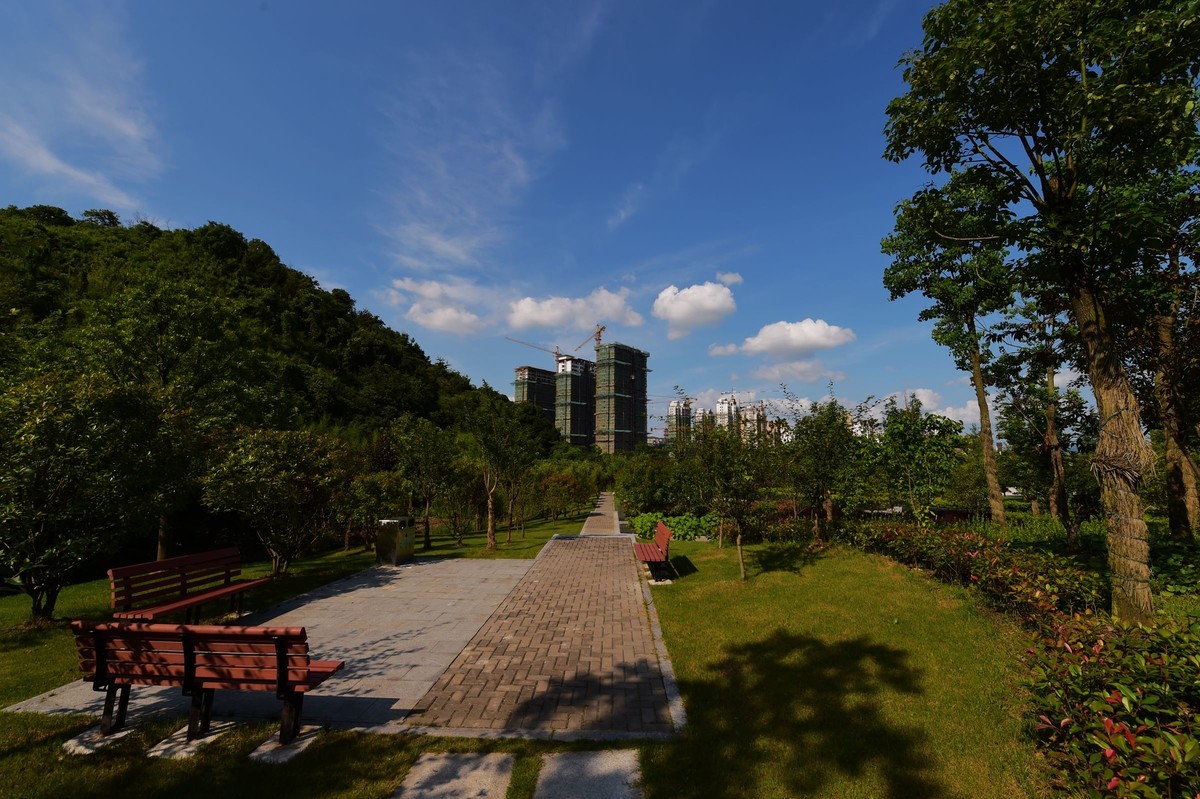 一组原片直出皖南风光宁国滨江公园3