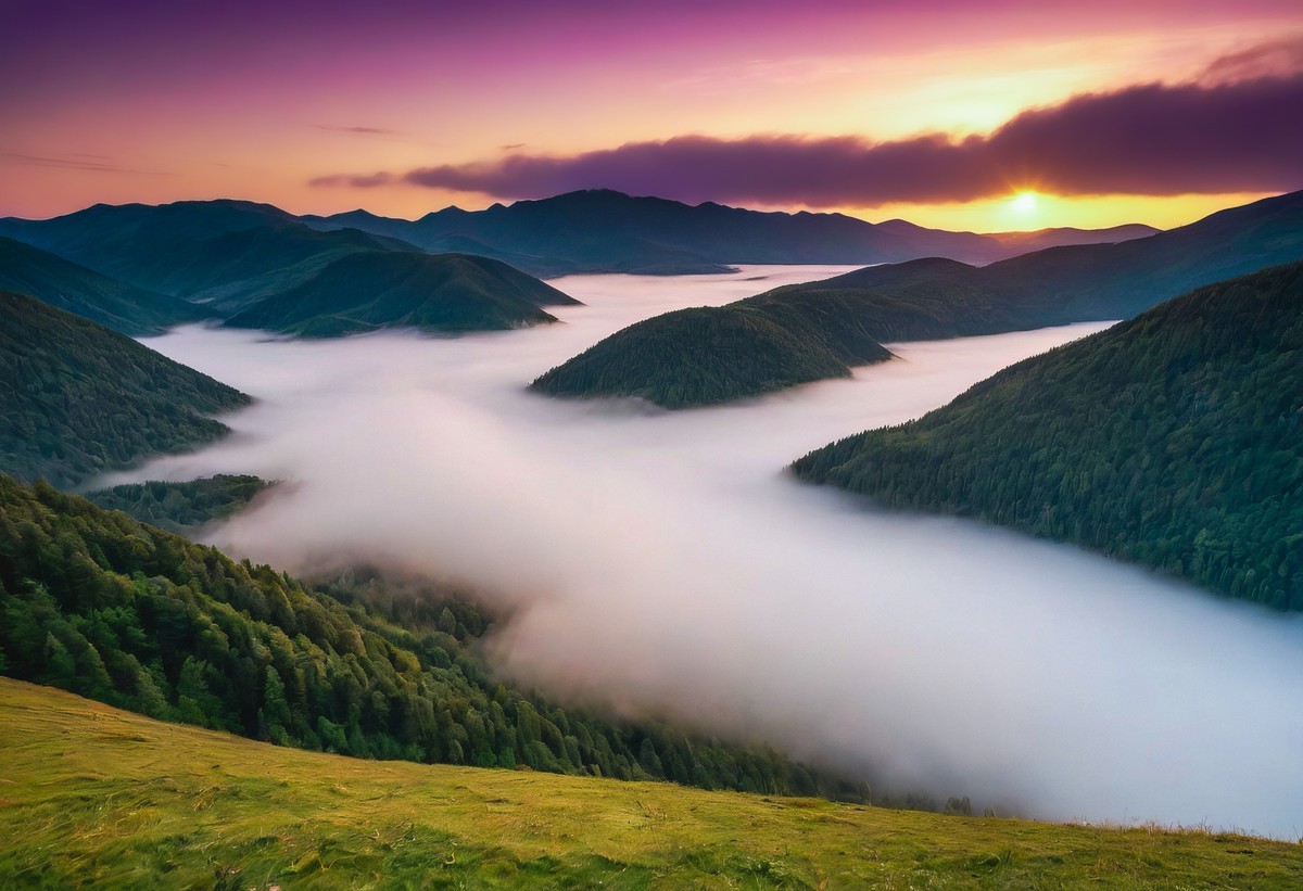 宁静山川仿佛在诉说着千年的沧桑