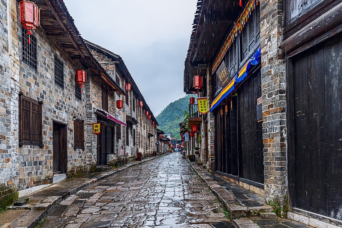 旅游记录 ：湖北 · 赤壁 · 羊楼洞青石板街