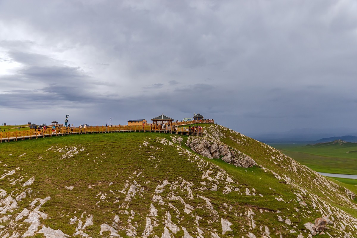 旅游记录 ：新疆 · 穿越独库公路 · 第二天 · 巴音布鲁克草原 · 九曲十八弯