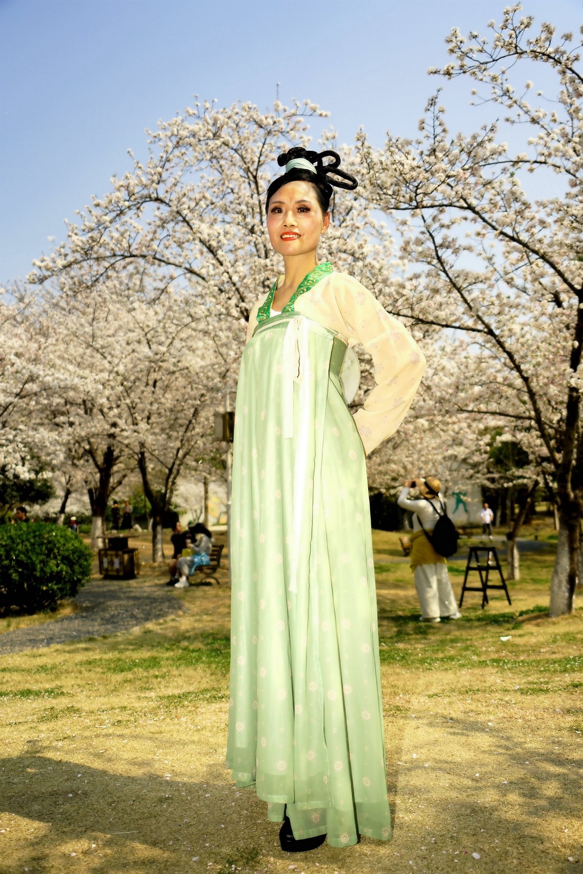 环境人像---樱花树下！