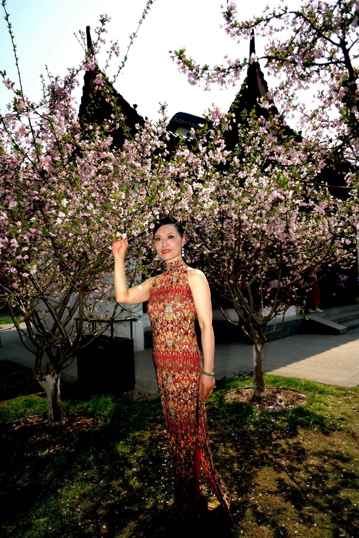 环境人像---樱花树下！