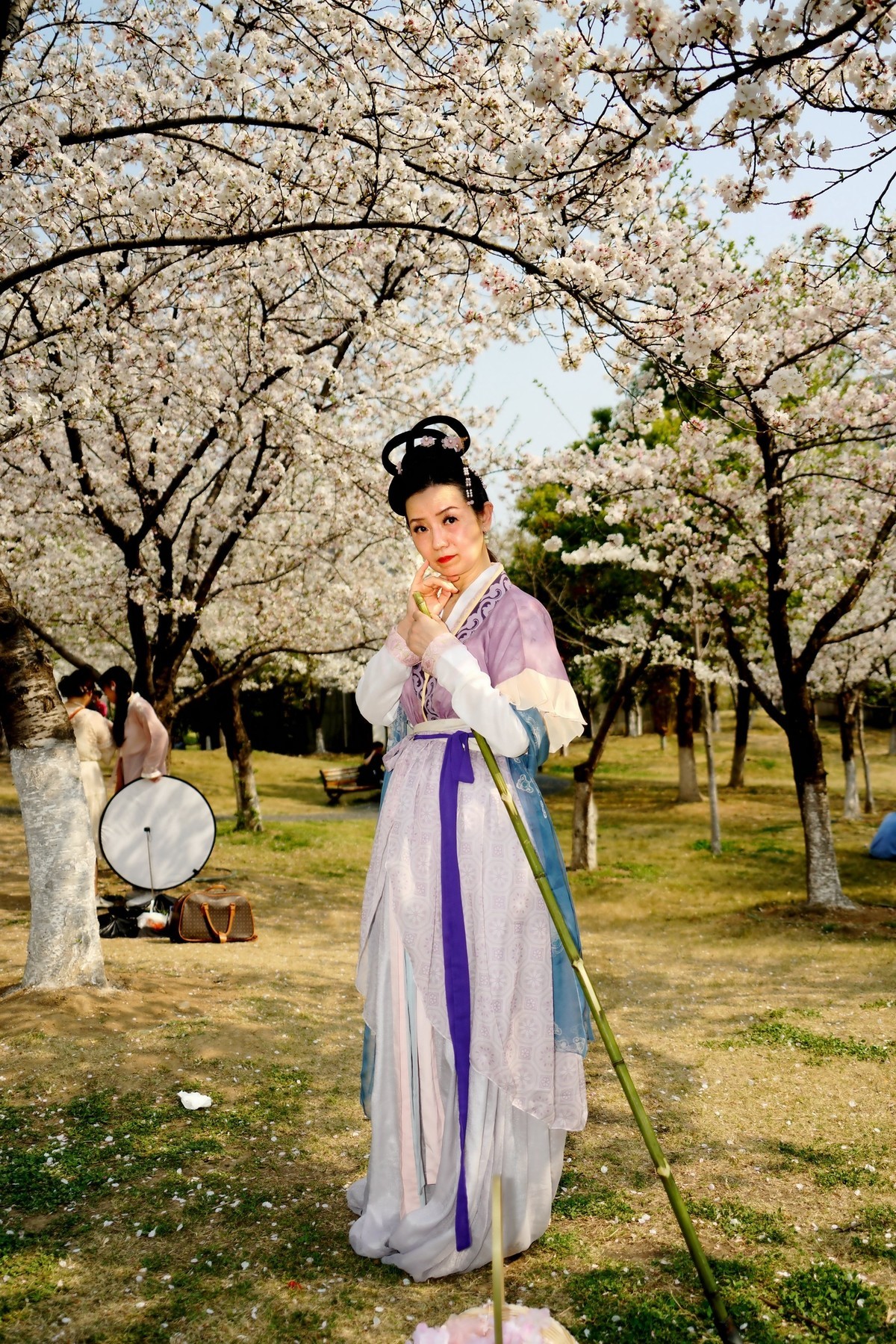 环境人像---樱花树下！