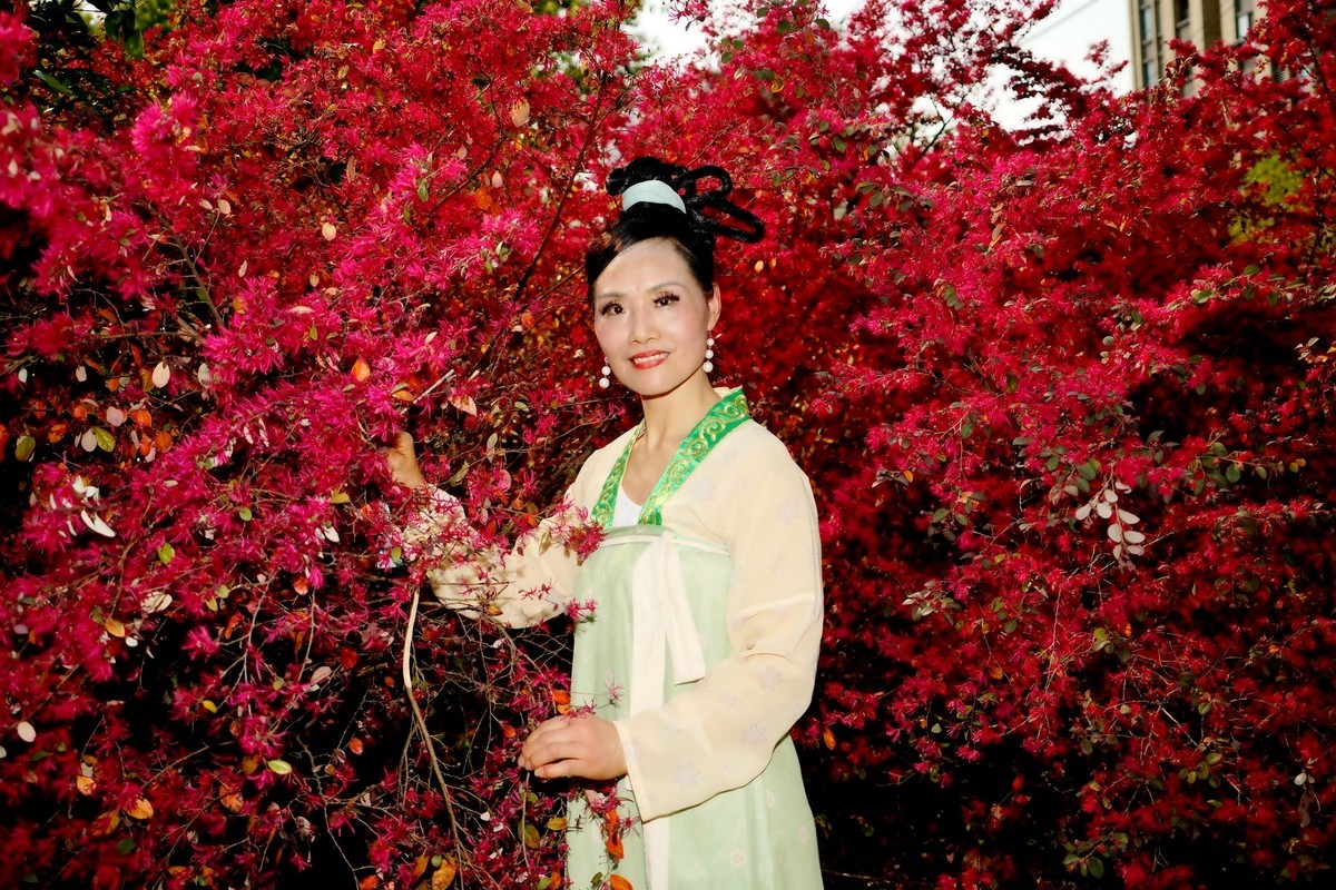 环境人像---樱花树下！