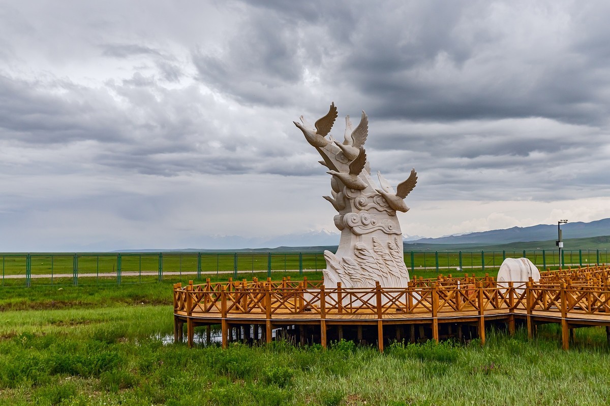 旅游记录 ：新疆 · 穿越独库公路 · 第二天 · 巴音布鲁克草原 · 九曲十八弯