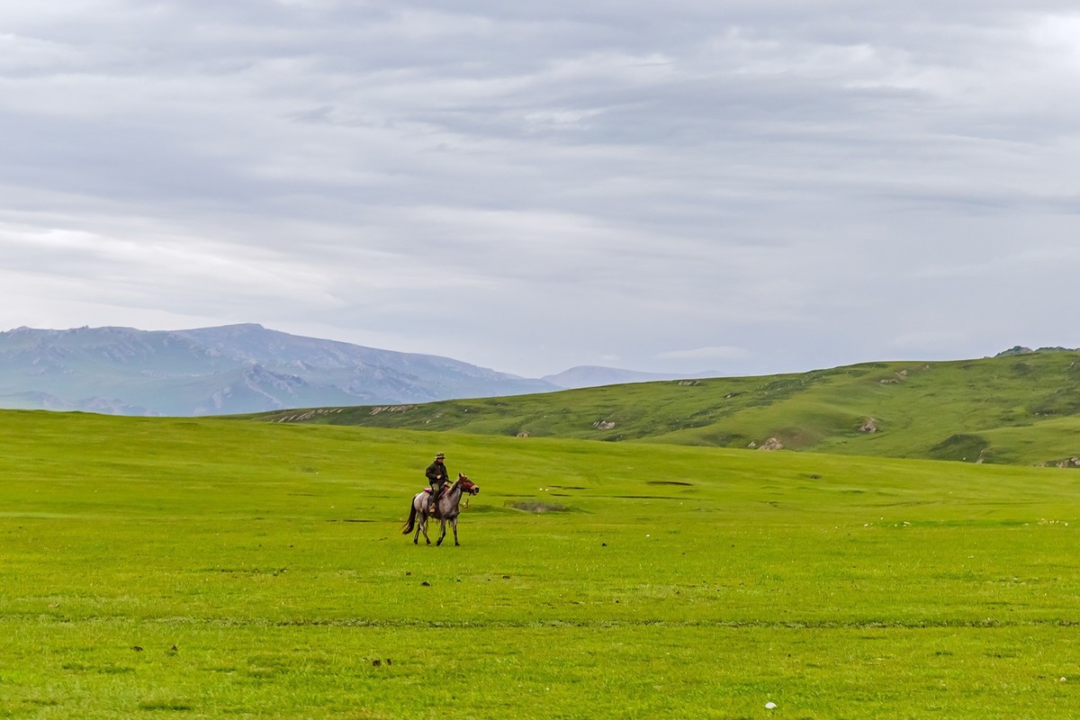 旅游记录 ：新疆 · 穿越独库公路 · 第二天 · 巴音布鲁克草原 · 九曲十八弯