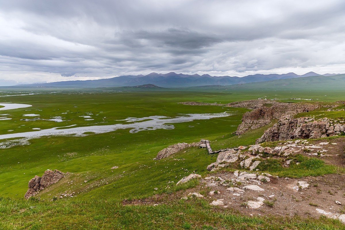 旅游记录 ：新疆 · 穿越独库公路 · 第二天 · 巴音布鲁克草原 · 九曲十八弯