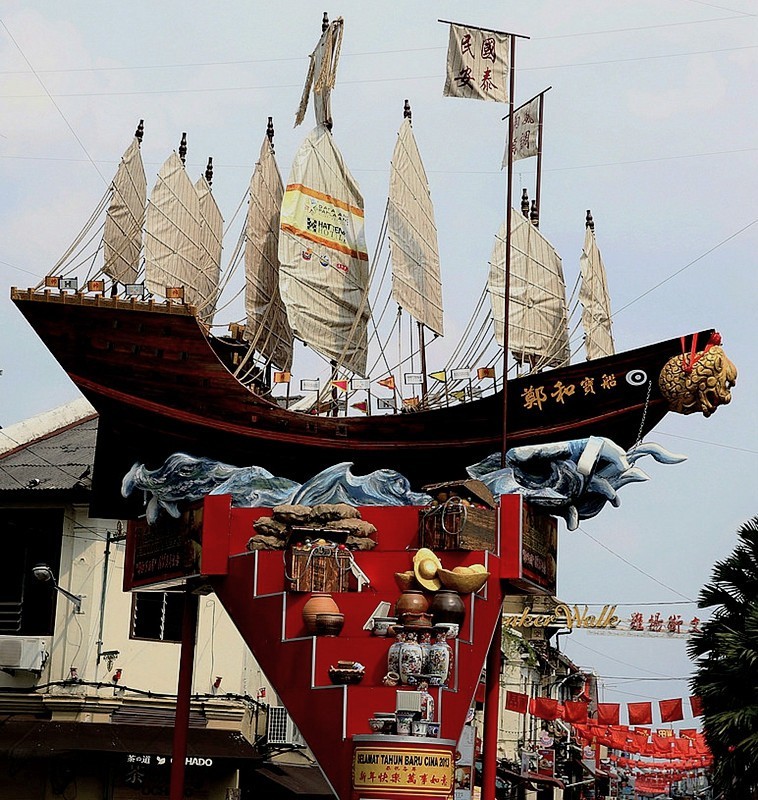 【不老松：游摄异国风情：新、马、泰！】（99）马六甲三宝庙：为纪念郑和下西洋，而在