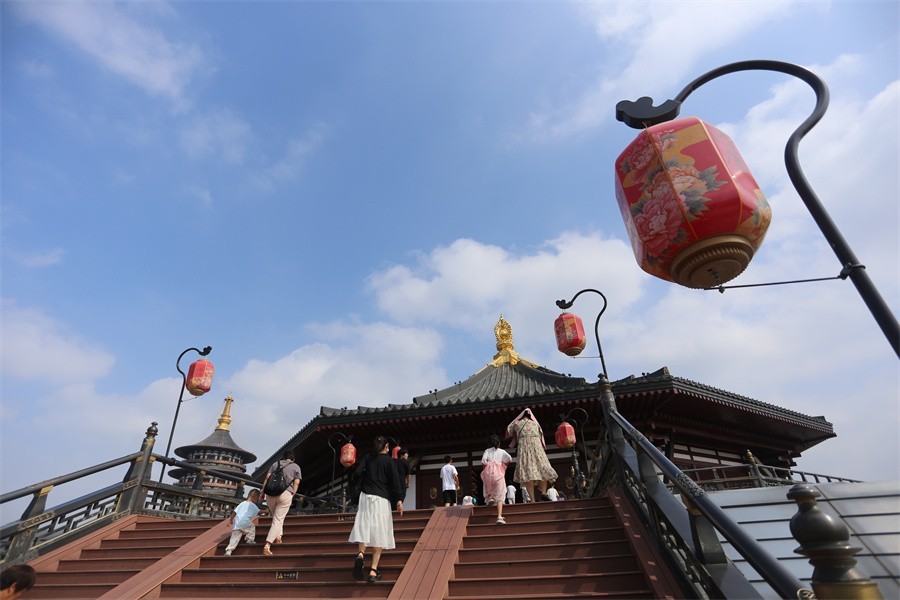 快闪高温下的洛阳明堂景区印象