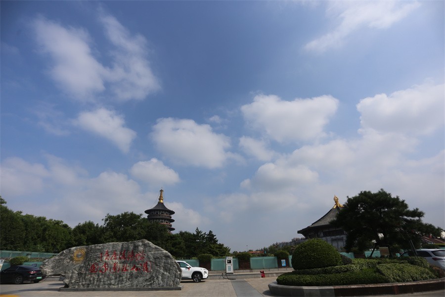 快闪高温下的洛阳明堂景区印象