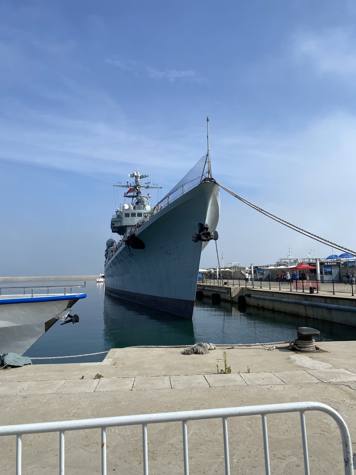 参观海军驱逐舰