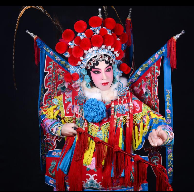 我的京剧照    京剧刀马旦  穆桂英刘金定     双锁山竹林记火烧余洪