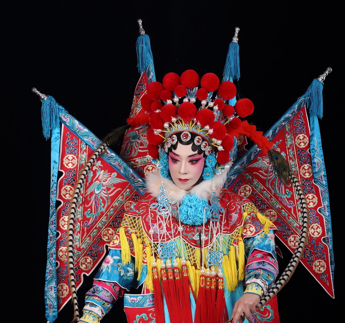 我的京剧照    京剧刀马旦  穆桂英刘金定     双锁山竹林记火烧余洪