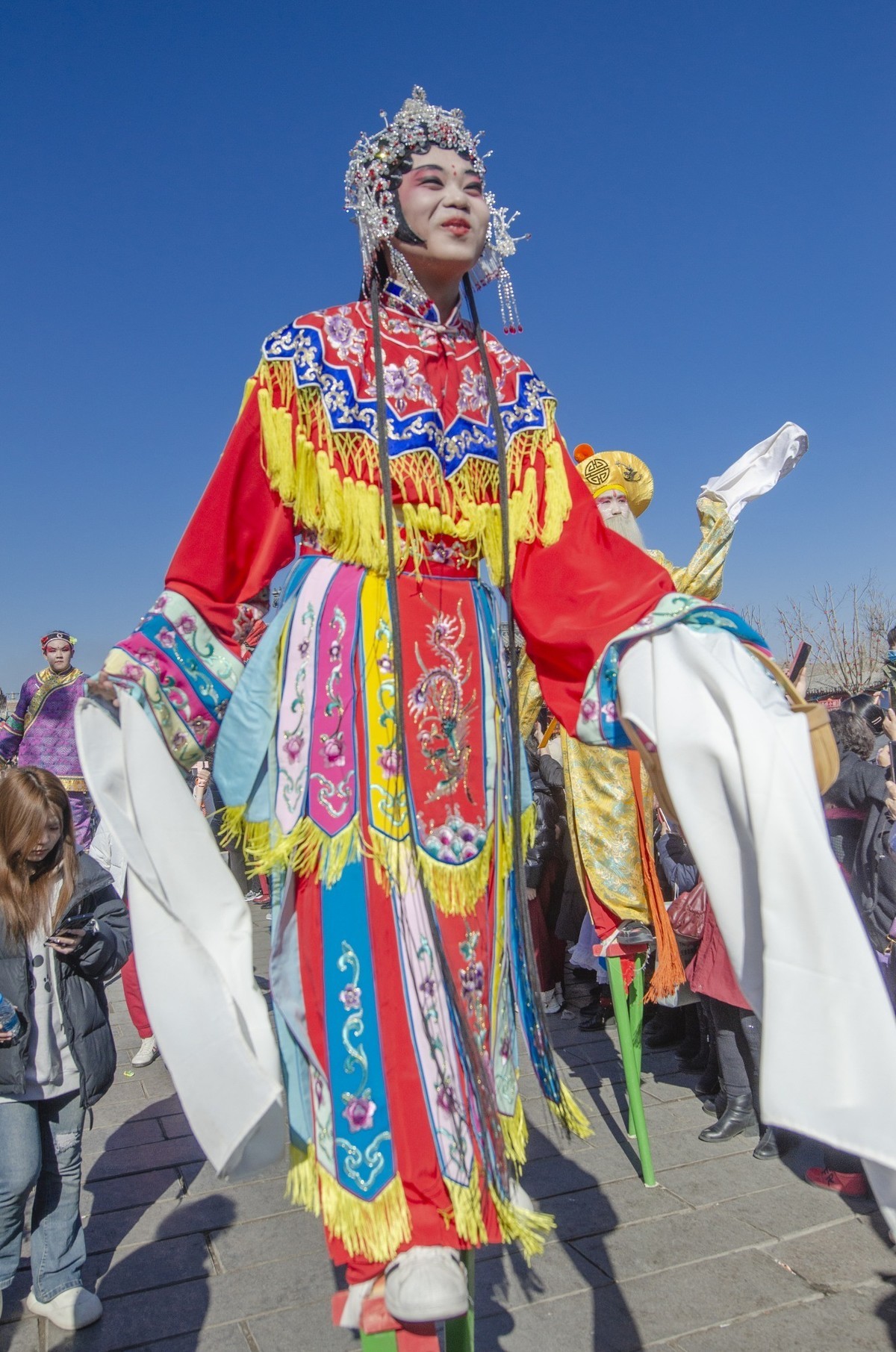 胜芳古镇花会巡游