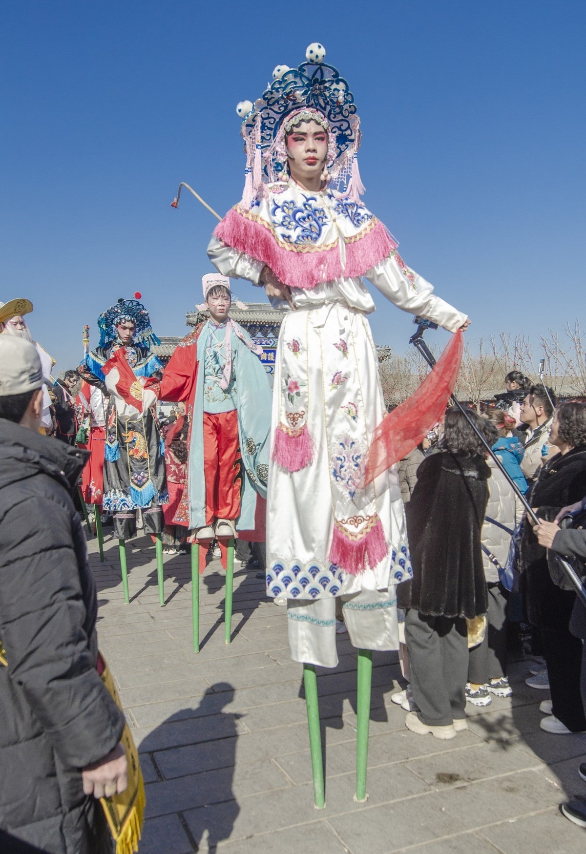 胜芳古镇花会巡游