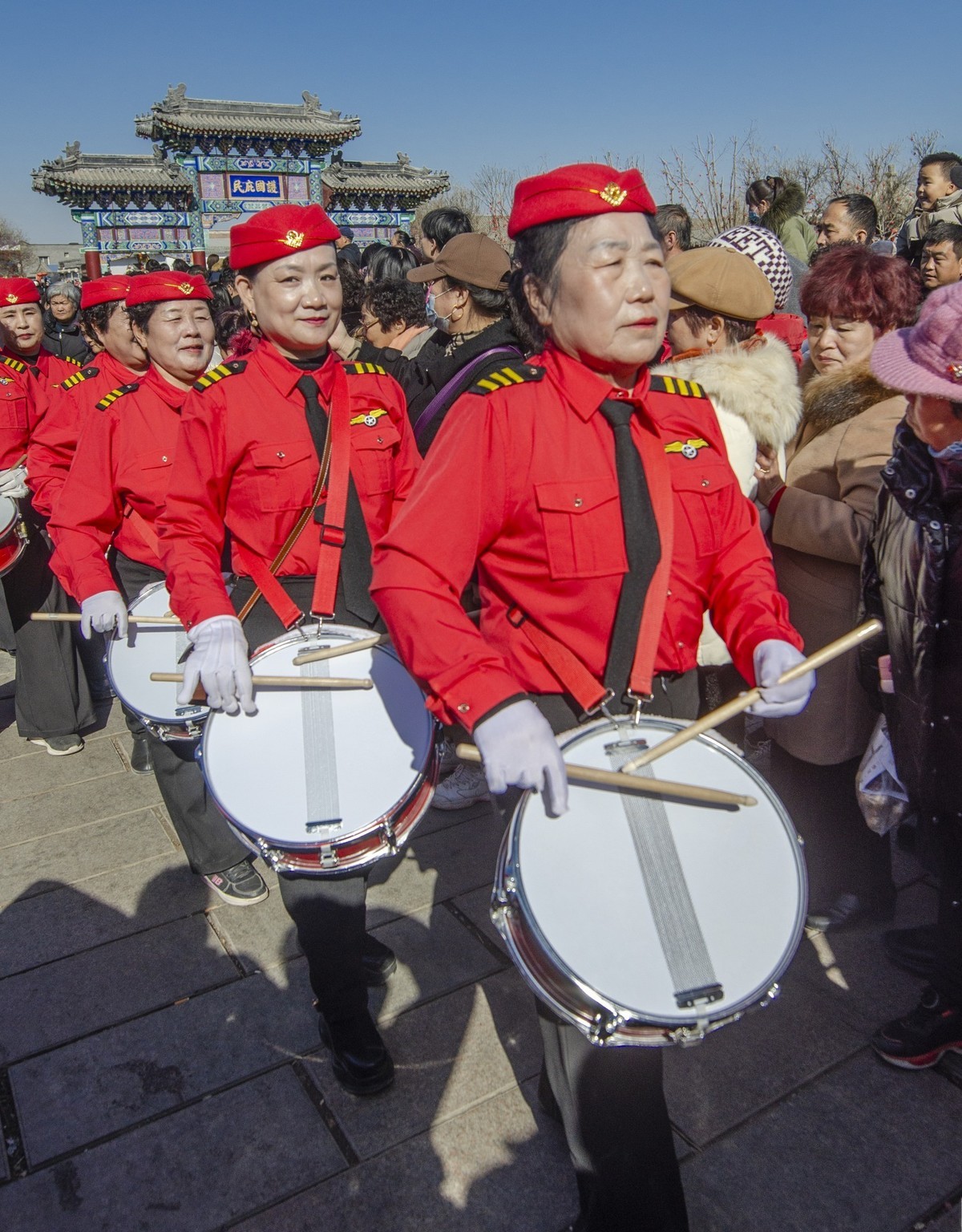 胜芳古镇花会巡游