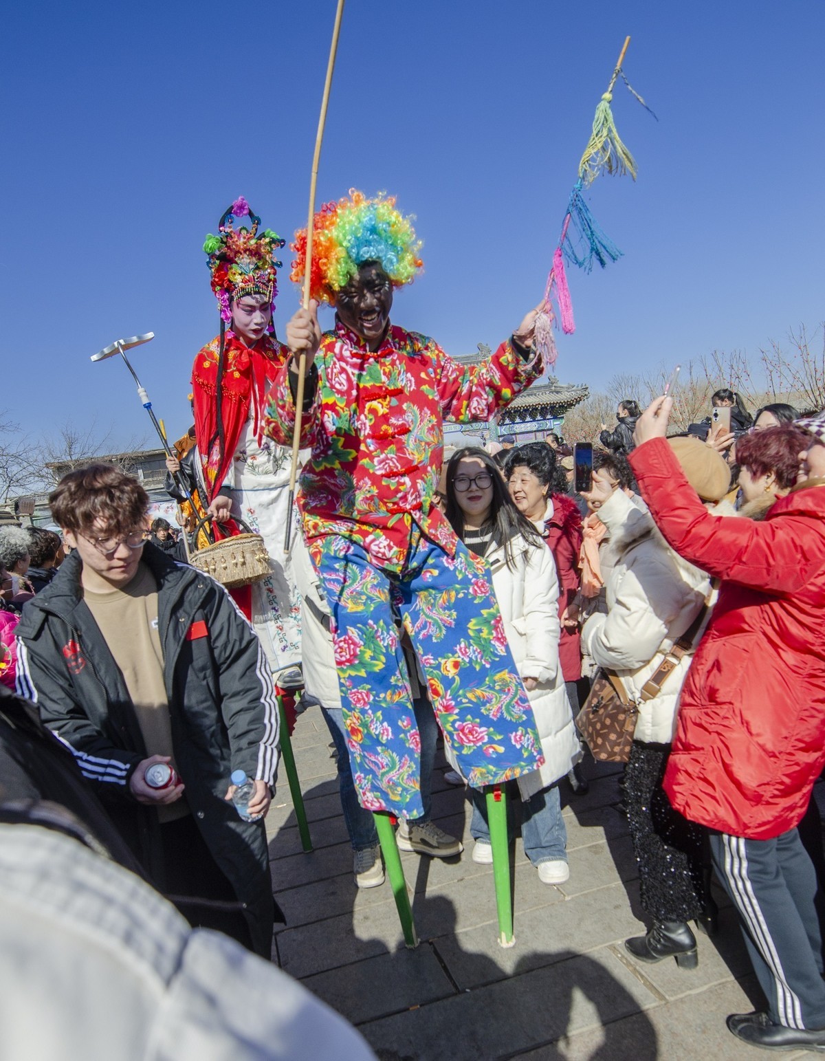 胜芳古镇花会巡游