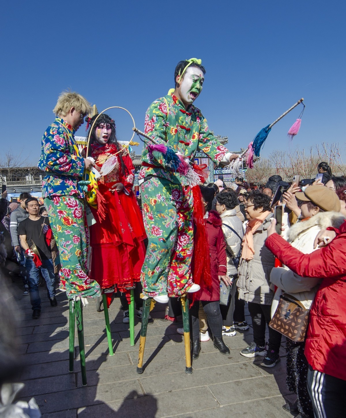 胜芳古镇花会巡游