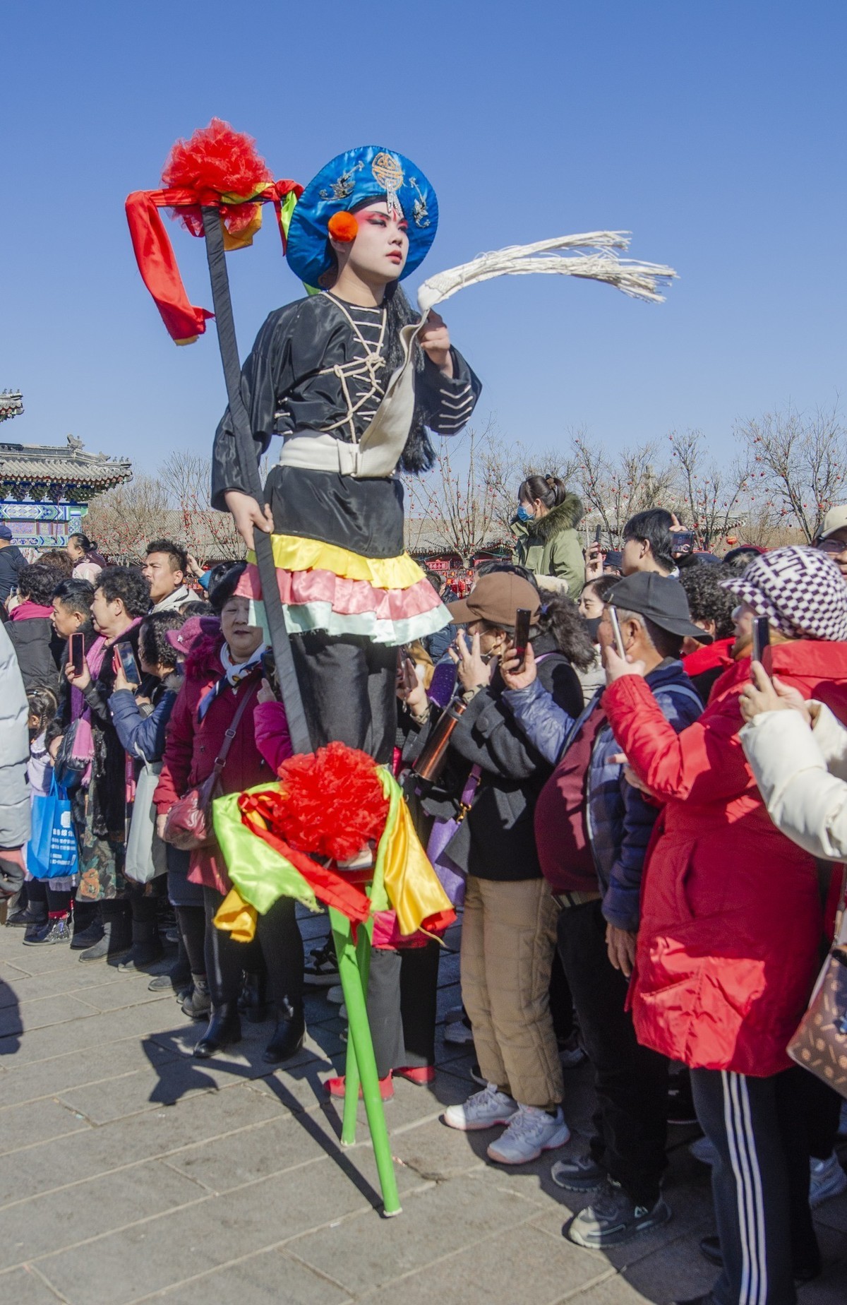 胜芳古镇花会巡游