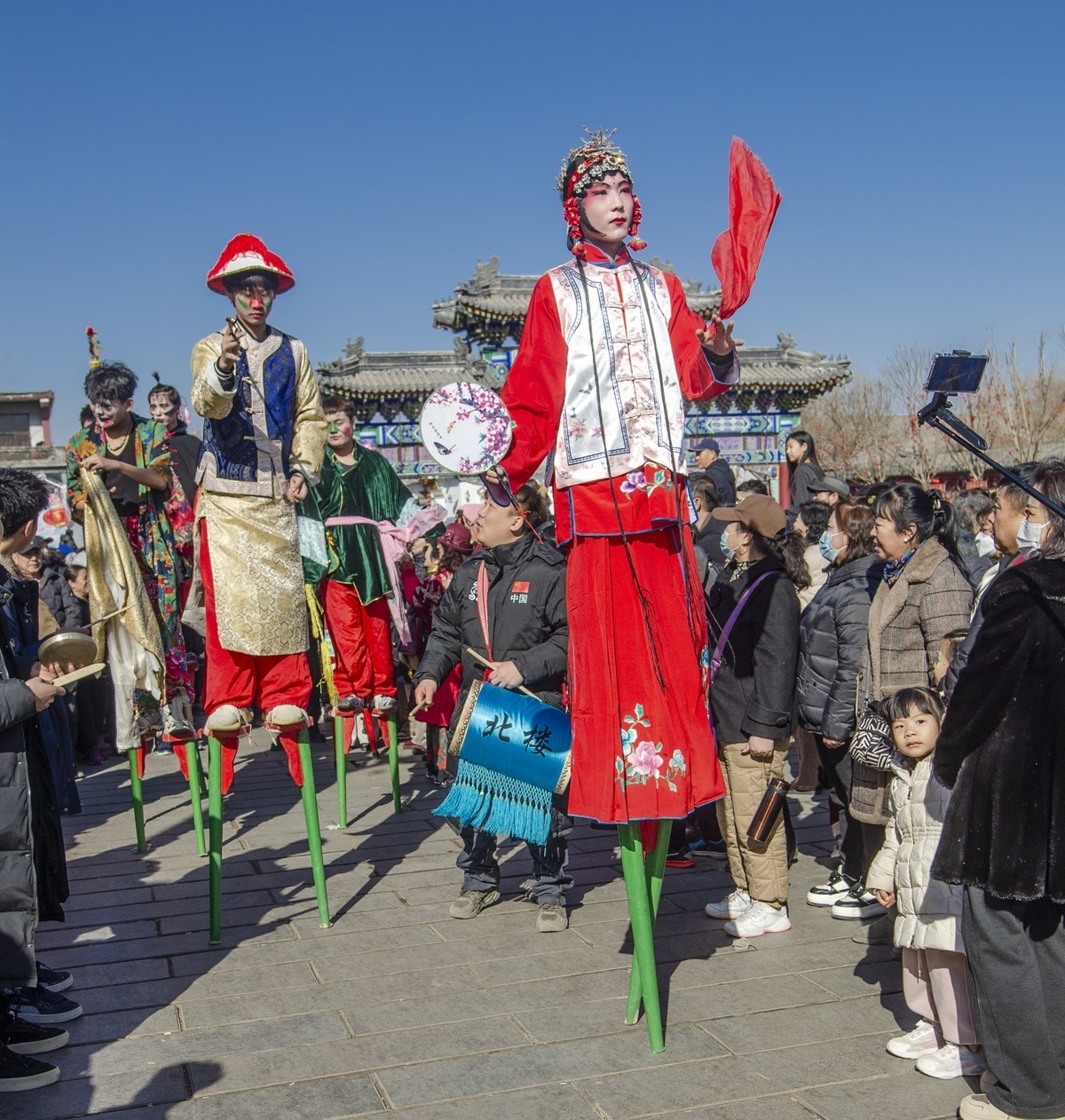 胜芳古镇花会巡游