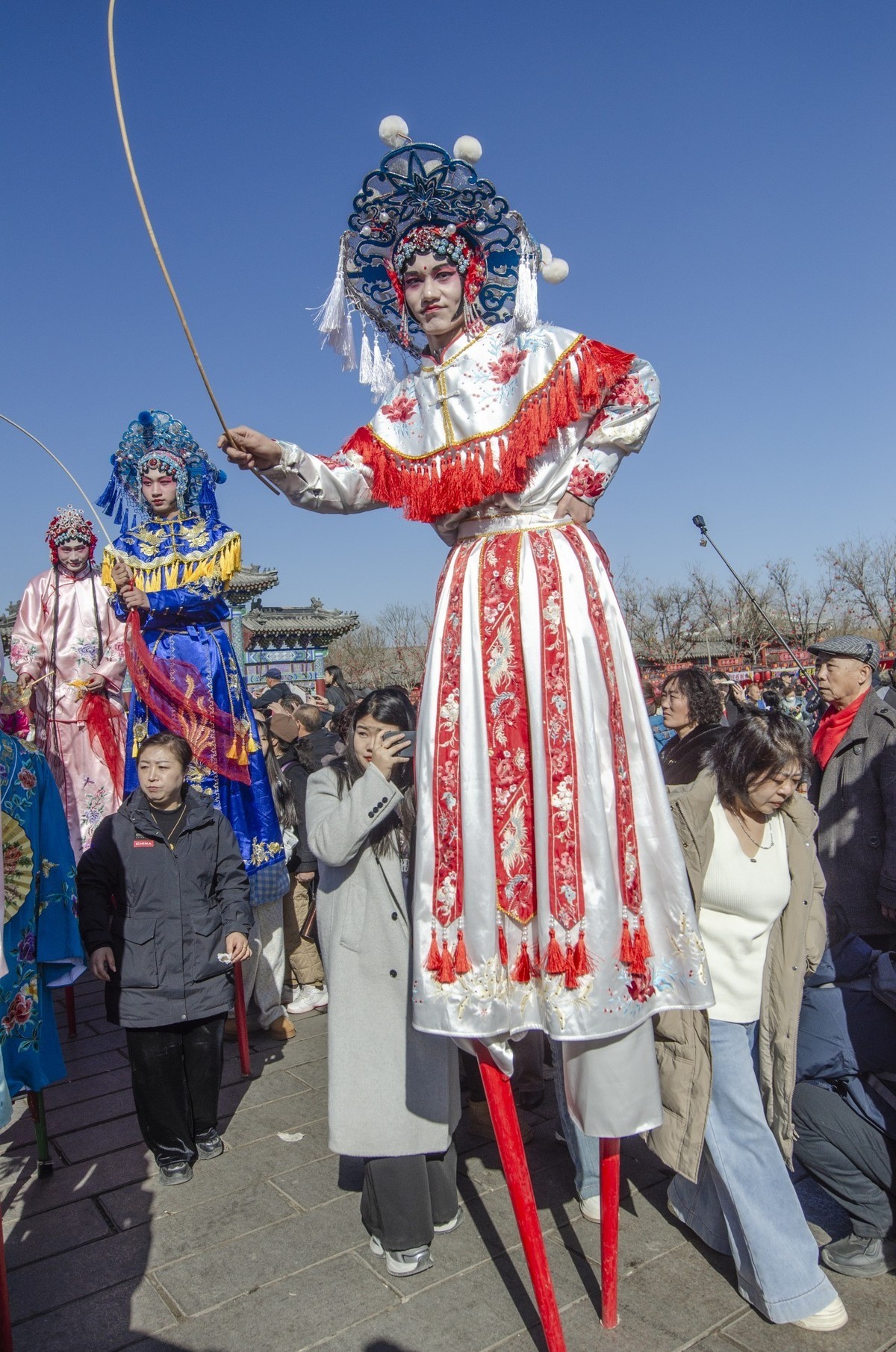 胜芳古镇花会巡游