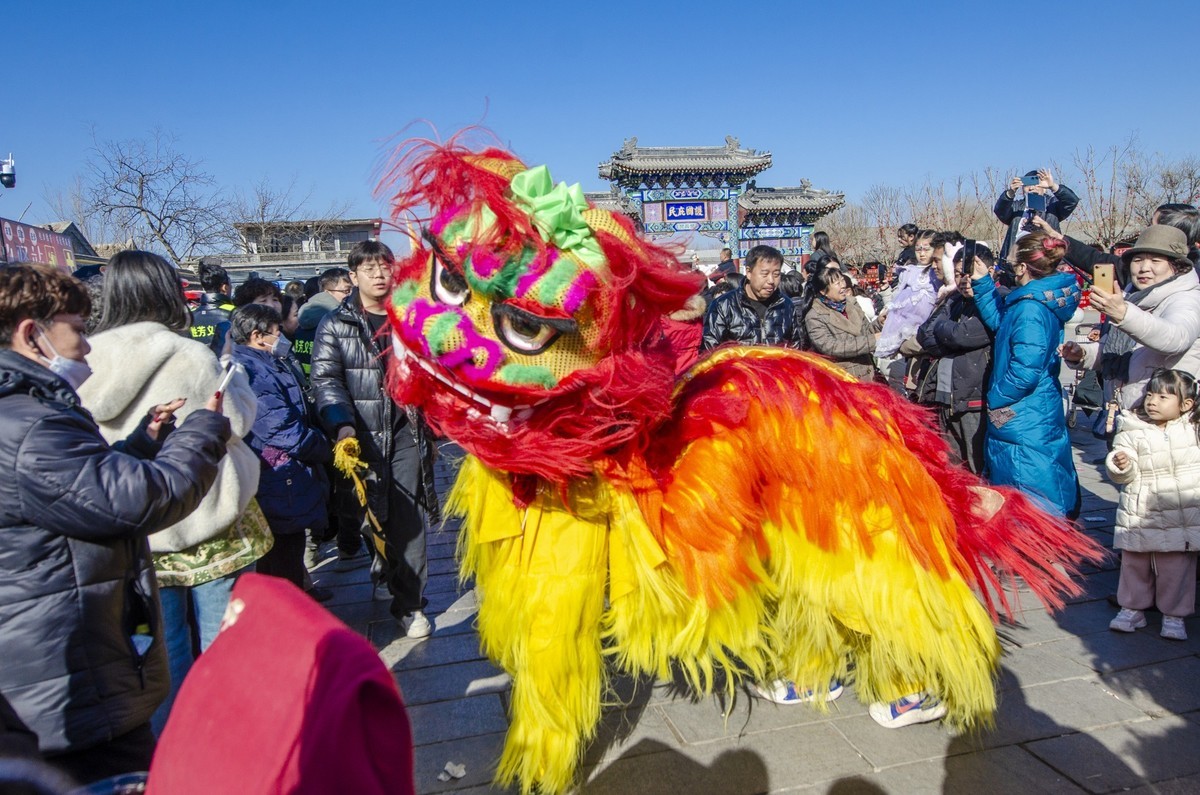 胜芳古镇花会巡游