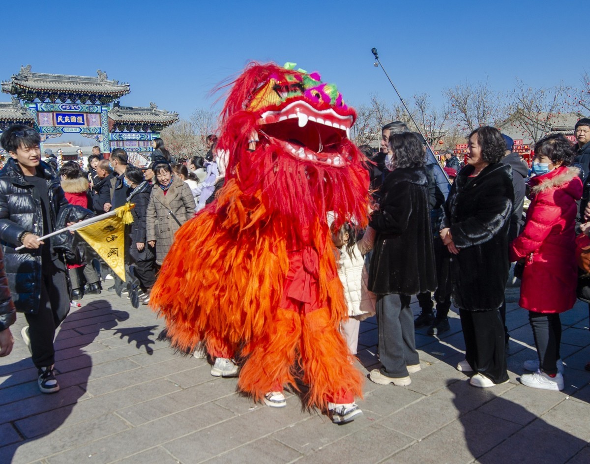 胜芳古镇花会巡游