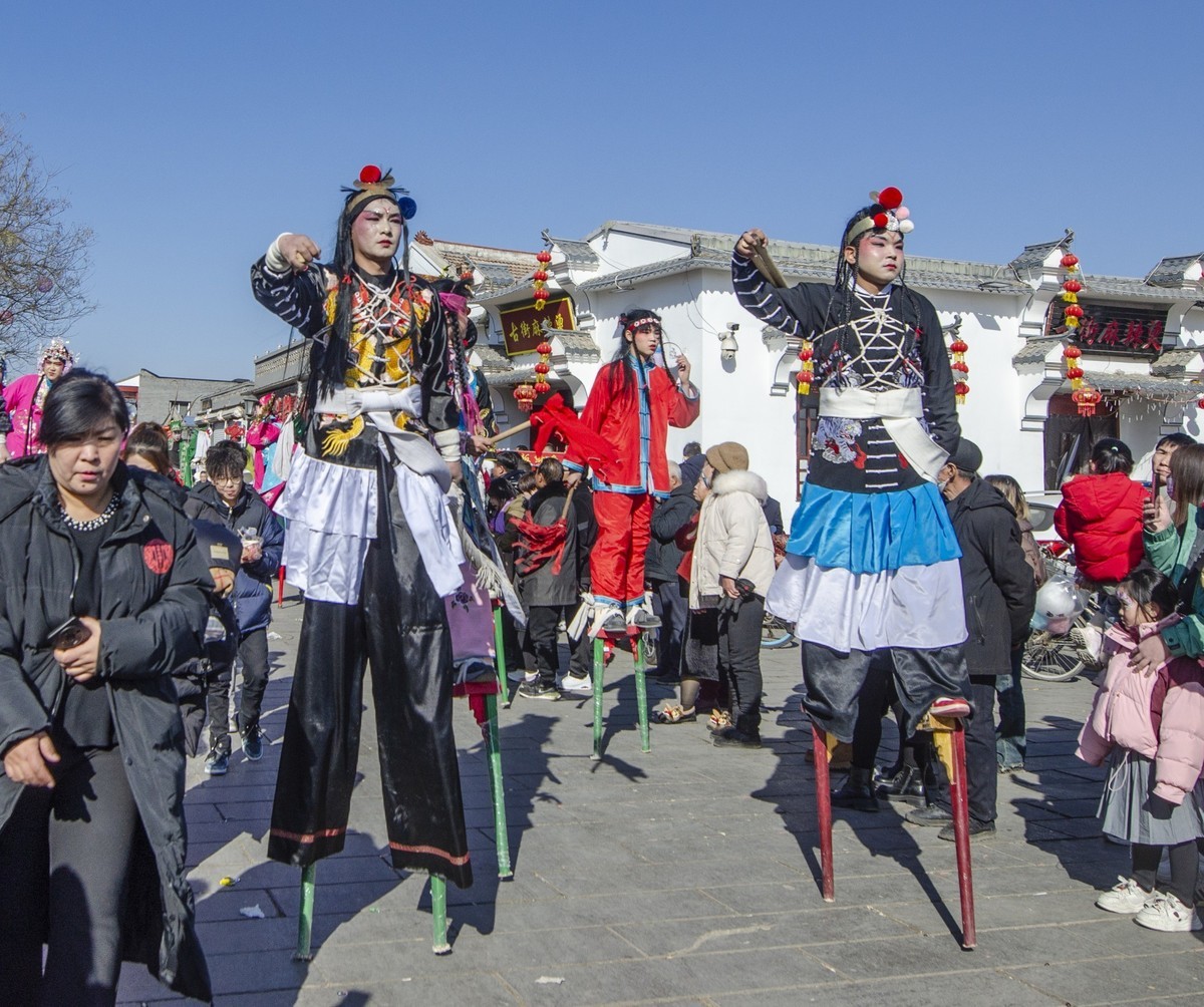 胜芳古镇花会巡游