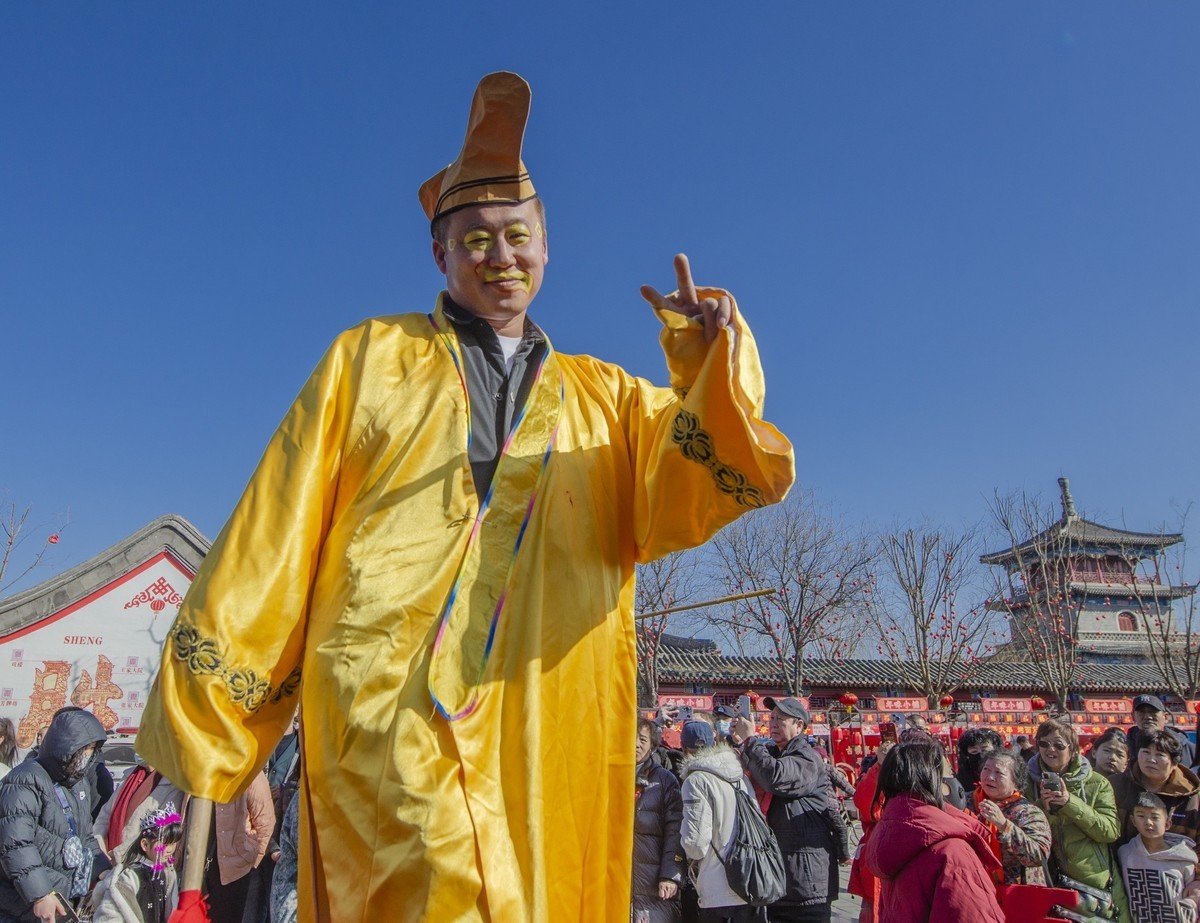胜芳古镇花会巡游