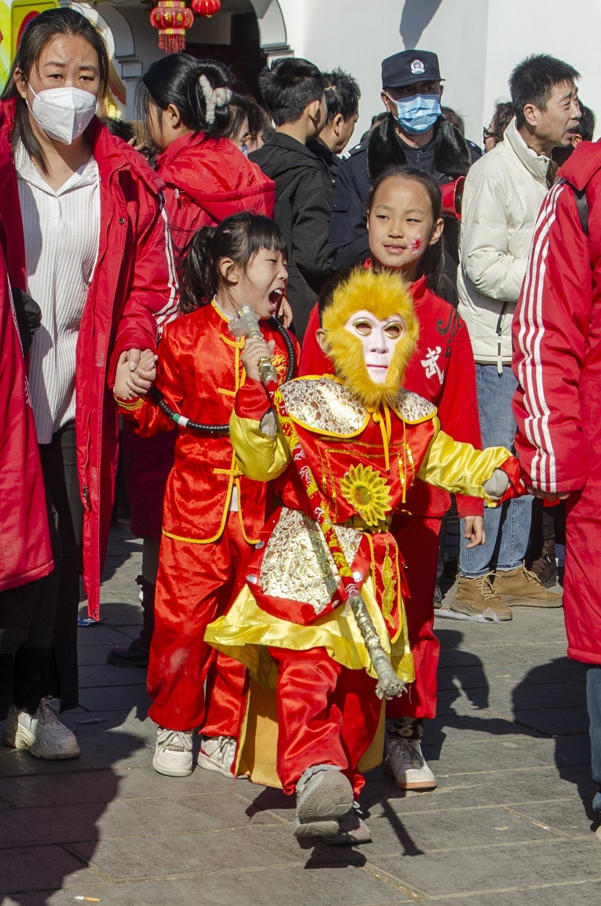 胜芳古镇花会巡游