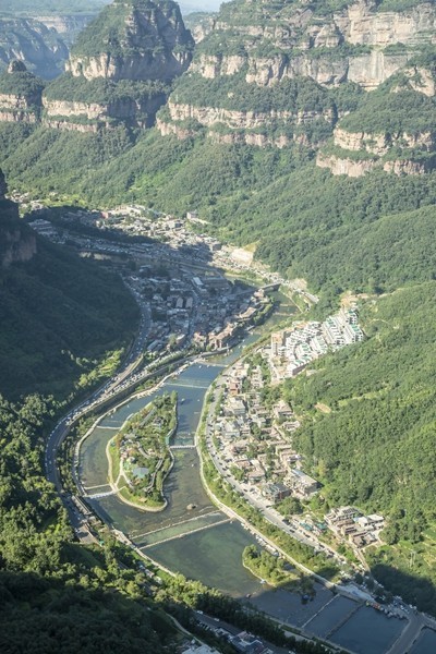 河南林州市太行山大峡谷景区之一
