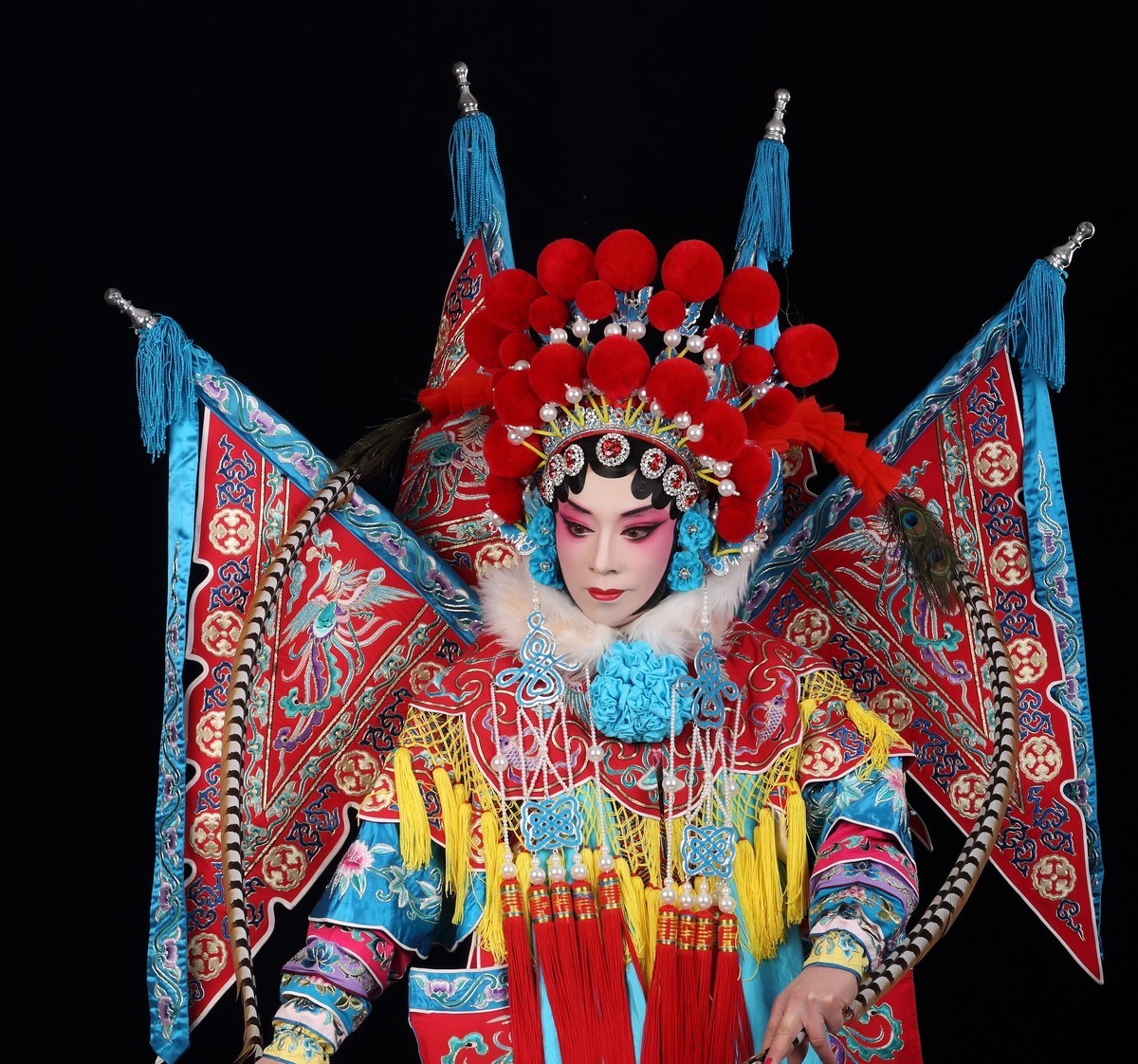 我的京剧照    京剧刀马旦  穆桂英刘金定     双锁山竹林记火烧余洪
