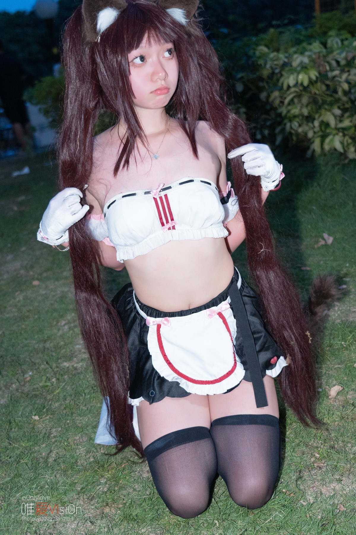 【巧克力喵喵：赛车服】-可爱的大眼睛