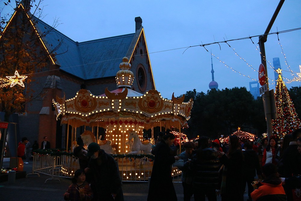 随手拍圣诞节市集