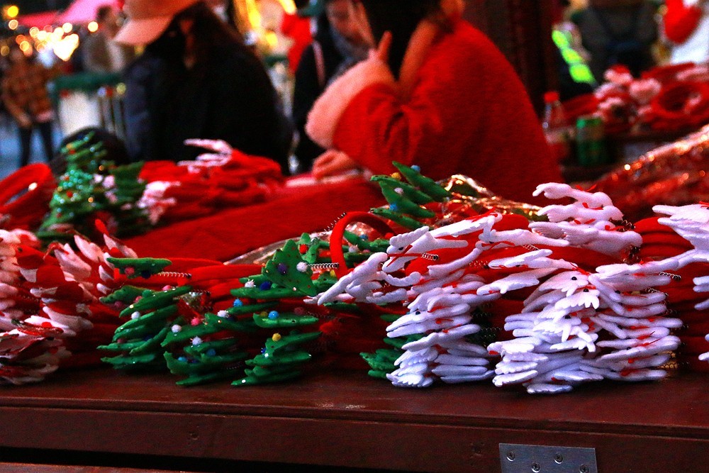 随手拍圣诞节市集