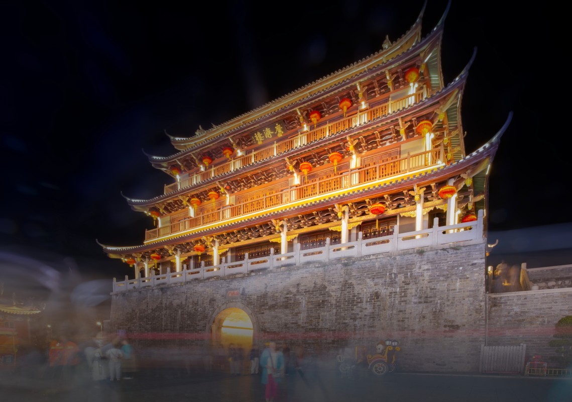 潮州广济桥 夜景