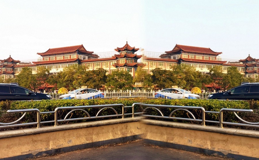 《不老松：纪实摄影》天空之镜拍：大美沧州：天空之镜：大运河畔沧州美景多！ (2)