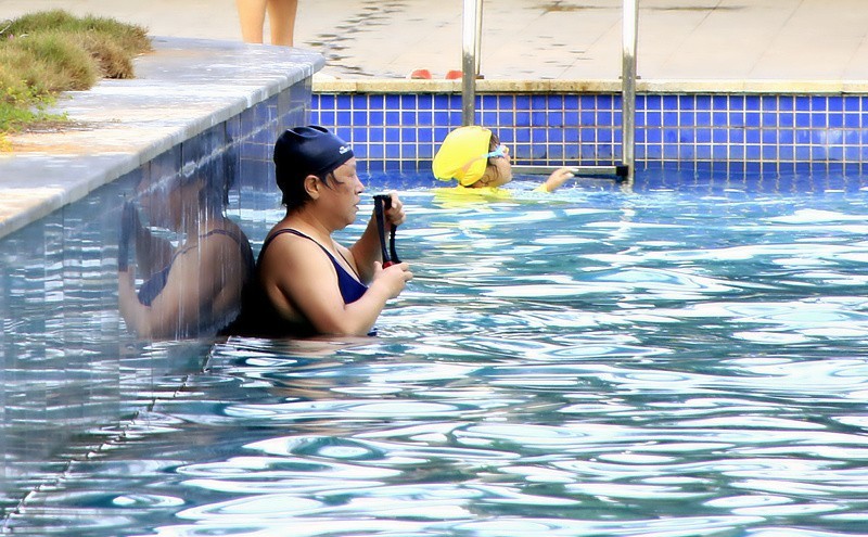 《不老松：忆海南游记》(21)长島蓝湾泳池美景！