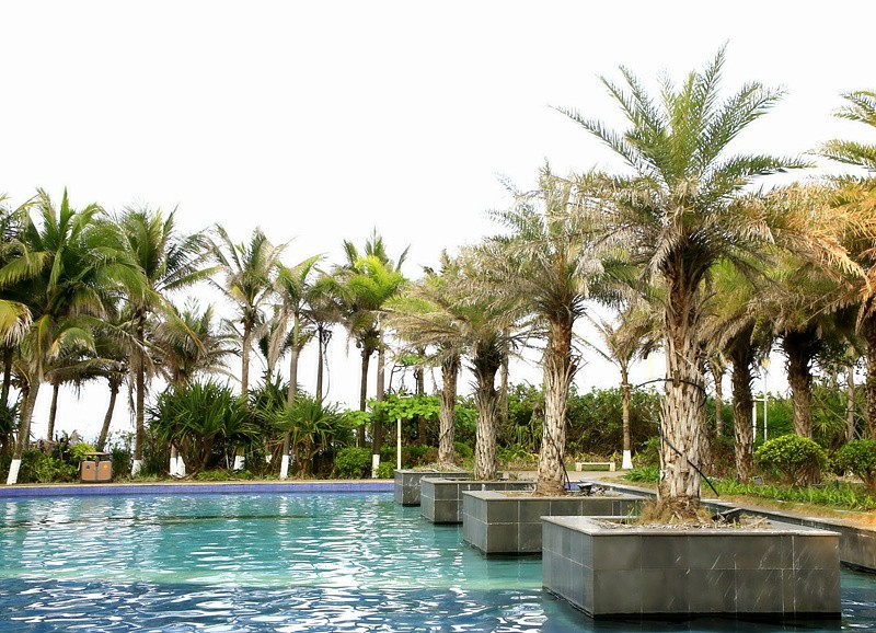 《不老松：忆海南游记》(21)长島蓝湾泳池美景！