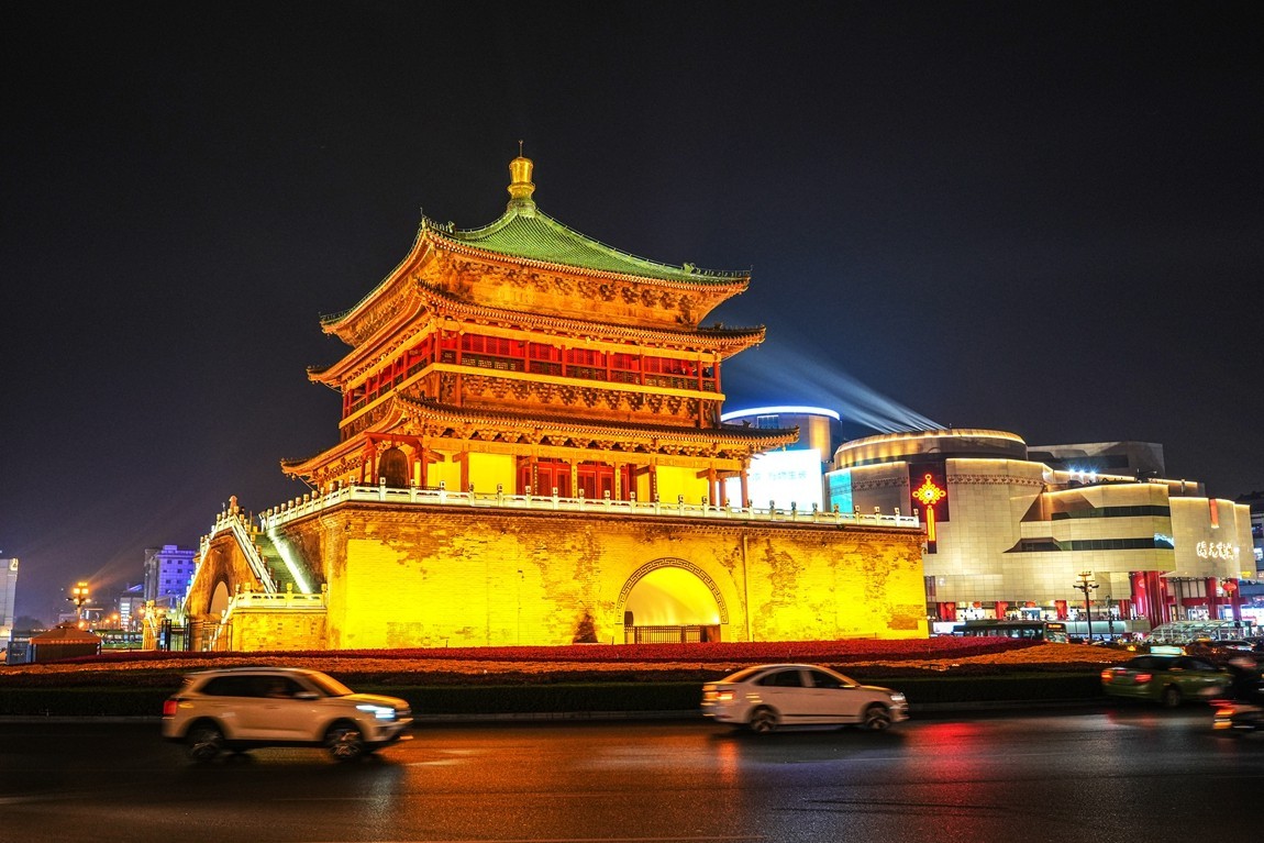 夜游--西安钟鼓楼【1】